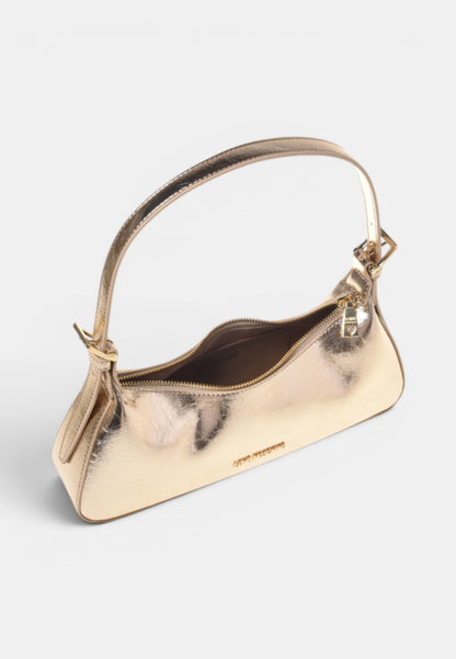 LOVE MOSCHINO - Borsetta A Spalla Logo Brand Platino