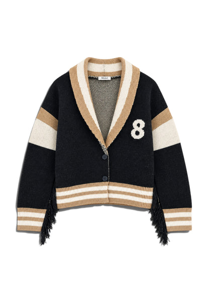 MOTEL - Cardigan Boomber Nero