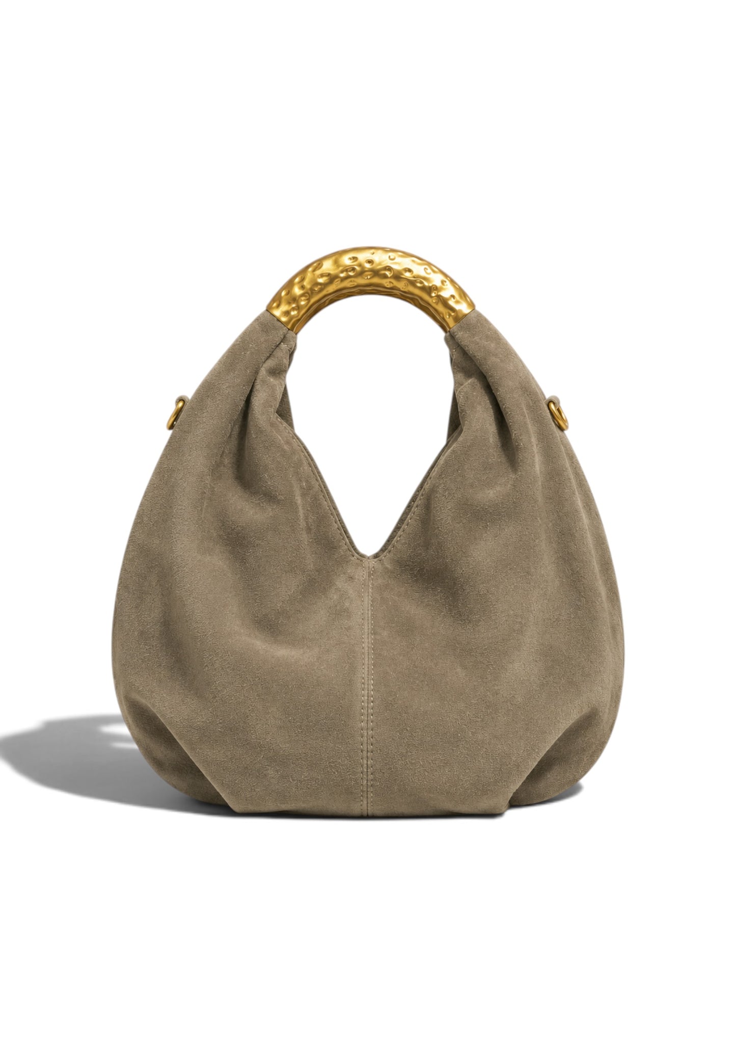 NUNZIA - Hobo Bag Deluxe Taupe
