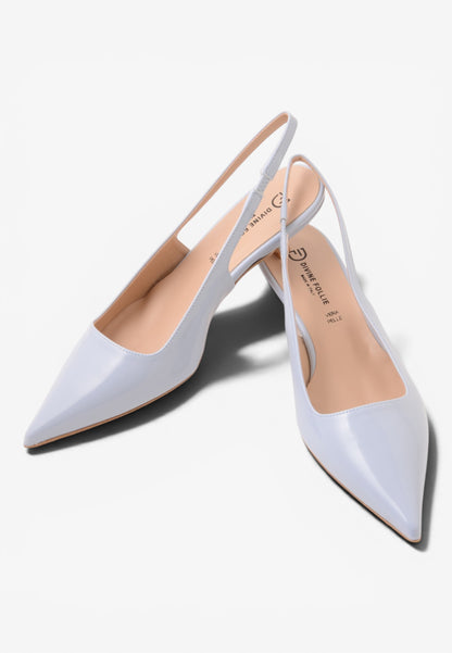 DIVINE FOLLIE - Slingback Vernice Cielo