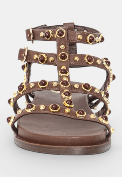 GOLD&GOLD - Sandalo Gipsy Marrone
