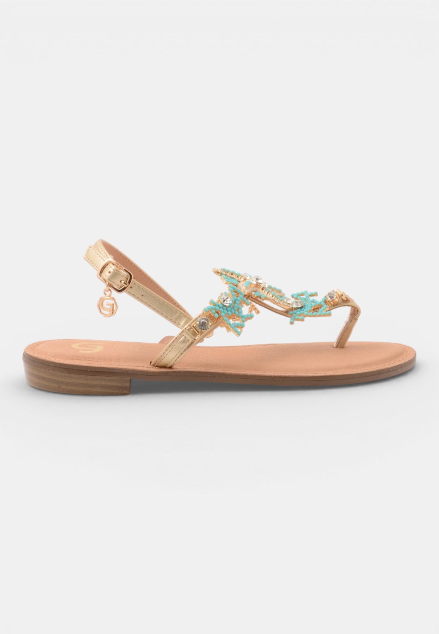 GOLD&GOLD - Sandalo Infradito Capri Azzurro