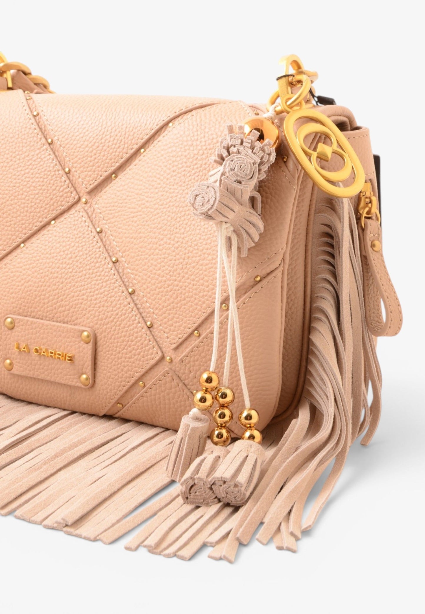 LA CARRIE - Borsa A Spalla Media ISABEL Beige