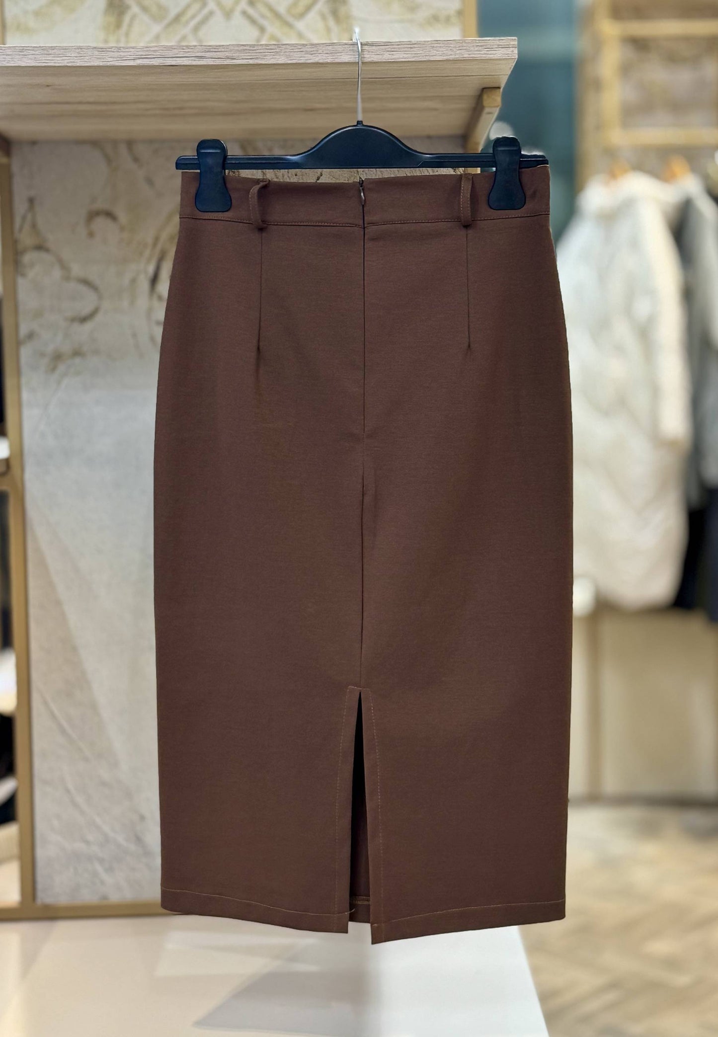 LE STREGHE - Gonna Tubino Tabacco