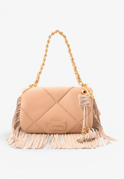 LA CARRIE - Borsa A Spalla Media ISABEL Beige