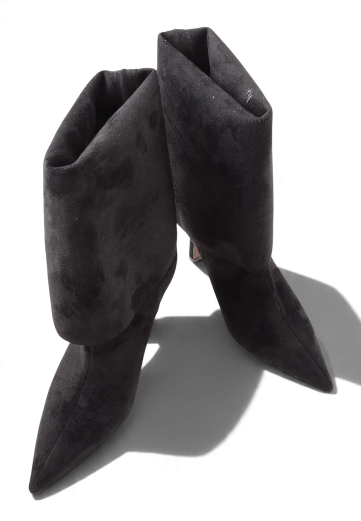 DIVINE FOLLIE - Stivale Modulare In Camoscio Nero