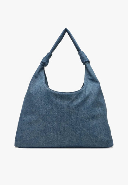 LOVE MOSCHINO - Borsa Hobo Jeans Blu Scuro