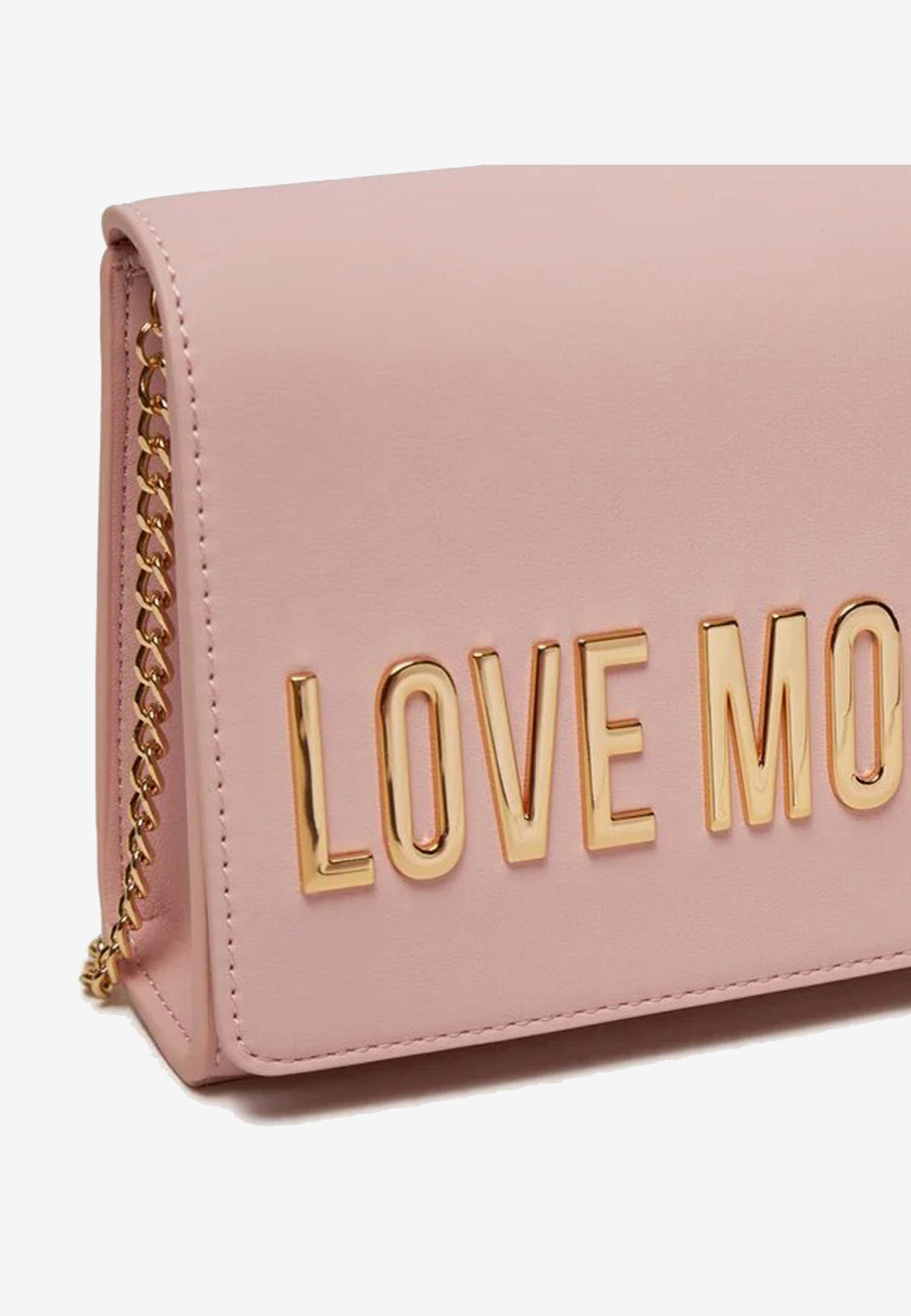 LOVE MOSCHINO – Umhängetasche mit rosa Schriftzug