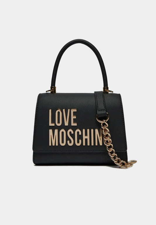 LOVE MOSCHINO - Handbag Lettering Black