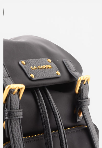 LA CARRIE - Zaino Dark Nylon Nero