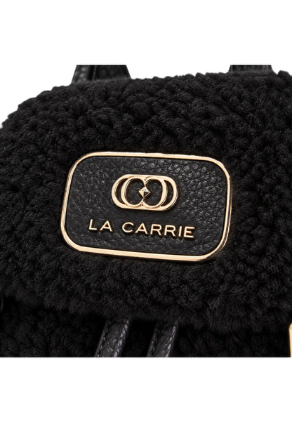 LA CARRIE - Zaino TEDDY ECO FUR Nero