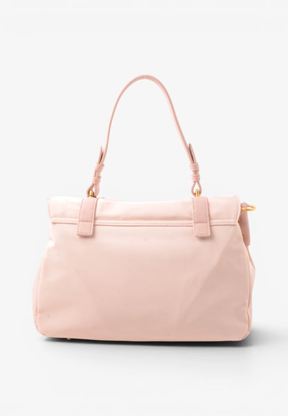 LA CARRIE - Shopping Bag DARK NYLON Rosa