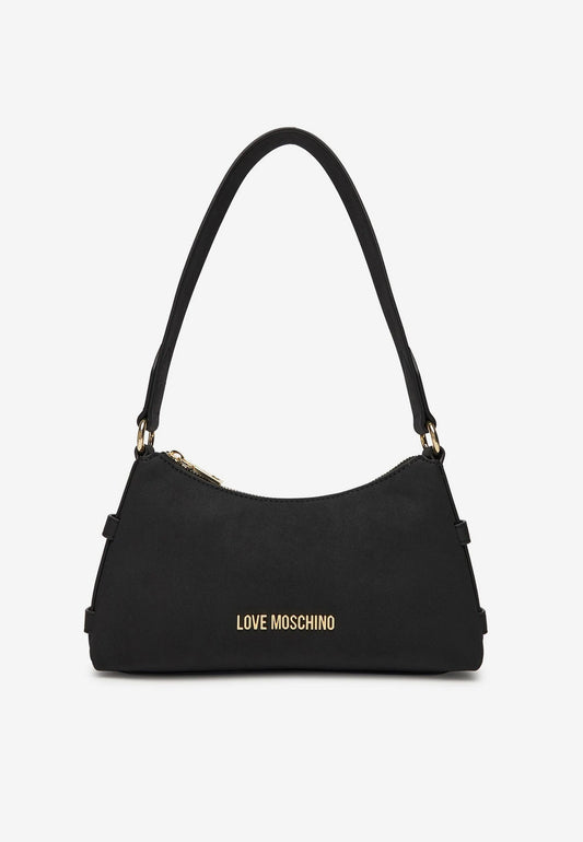 LOVE MOSCHINO - Borsetta A Spalla Soft Touch Nero