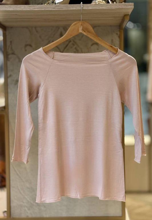 MARYLEY - Maglia Basic Rosa