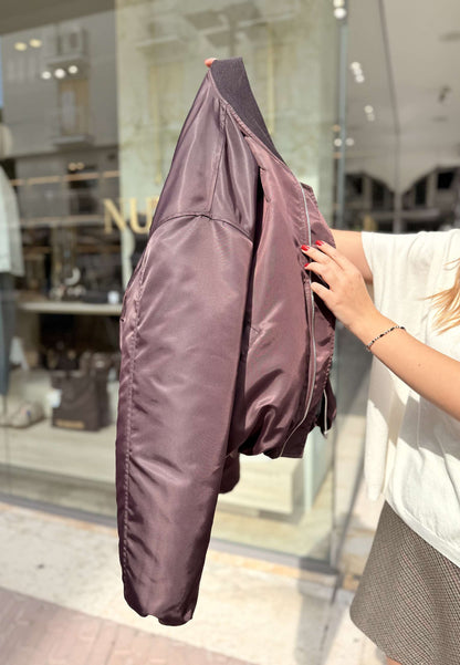 LE STREGHE - Bomber Nylon Bordeaux