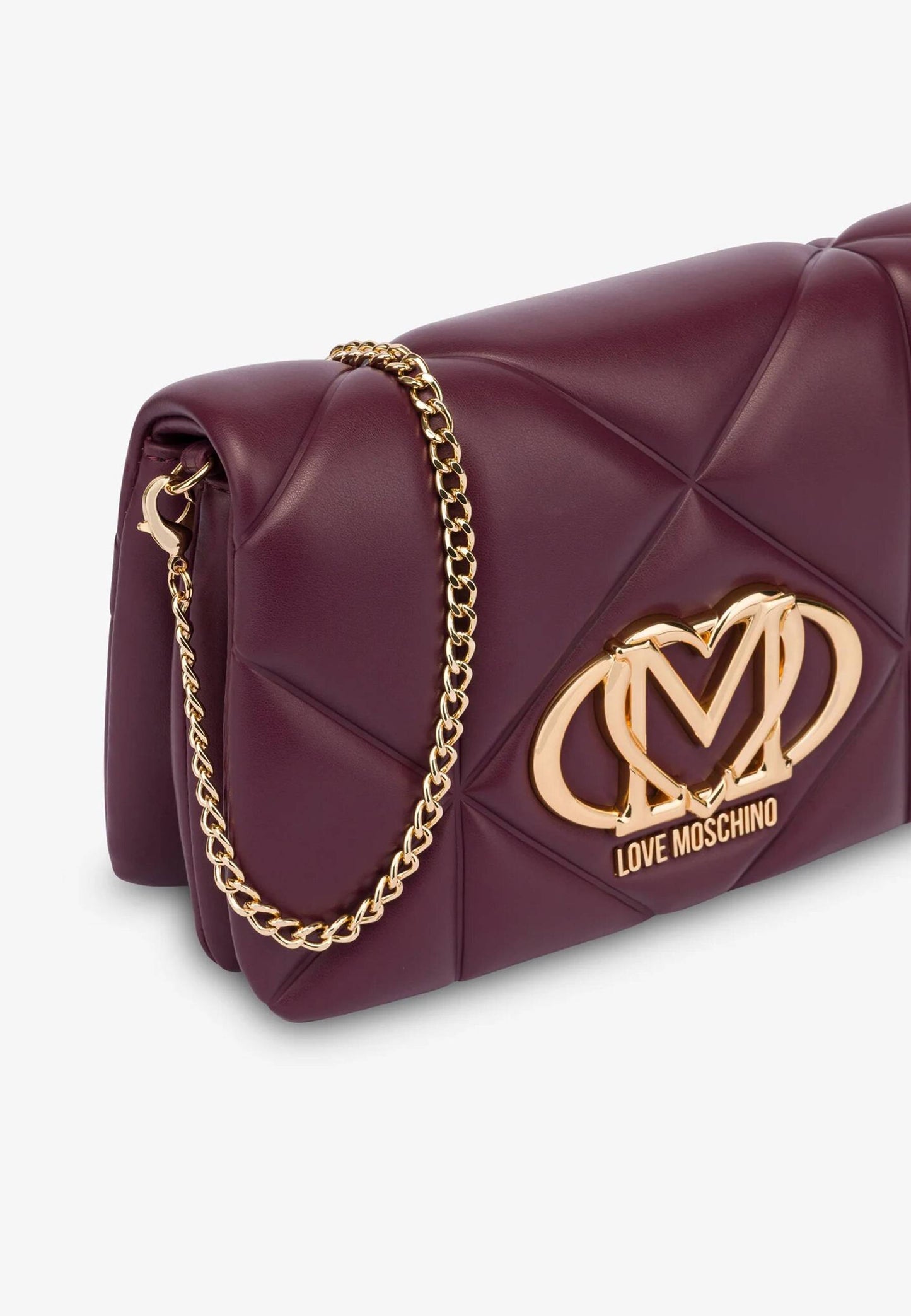 LOVE MOSCHINO -  Borsetta A Tracolla Embossed Vino