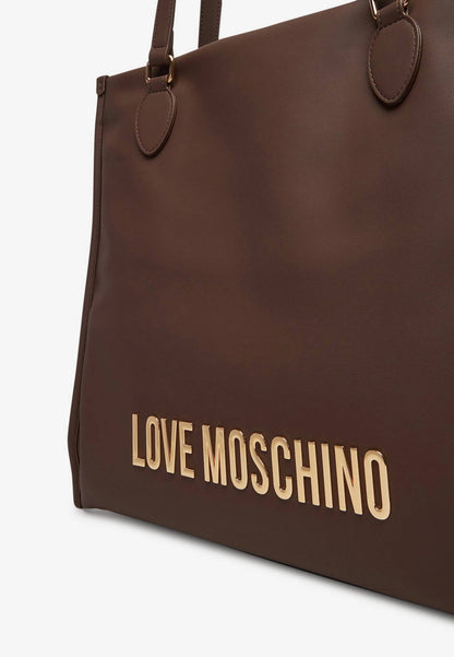 LOVE MOSCHINO - Shopping Bag Soft Touch Moro