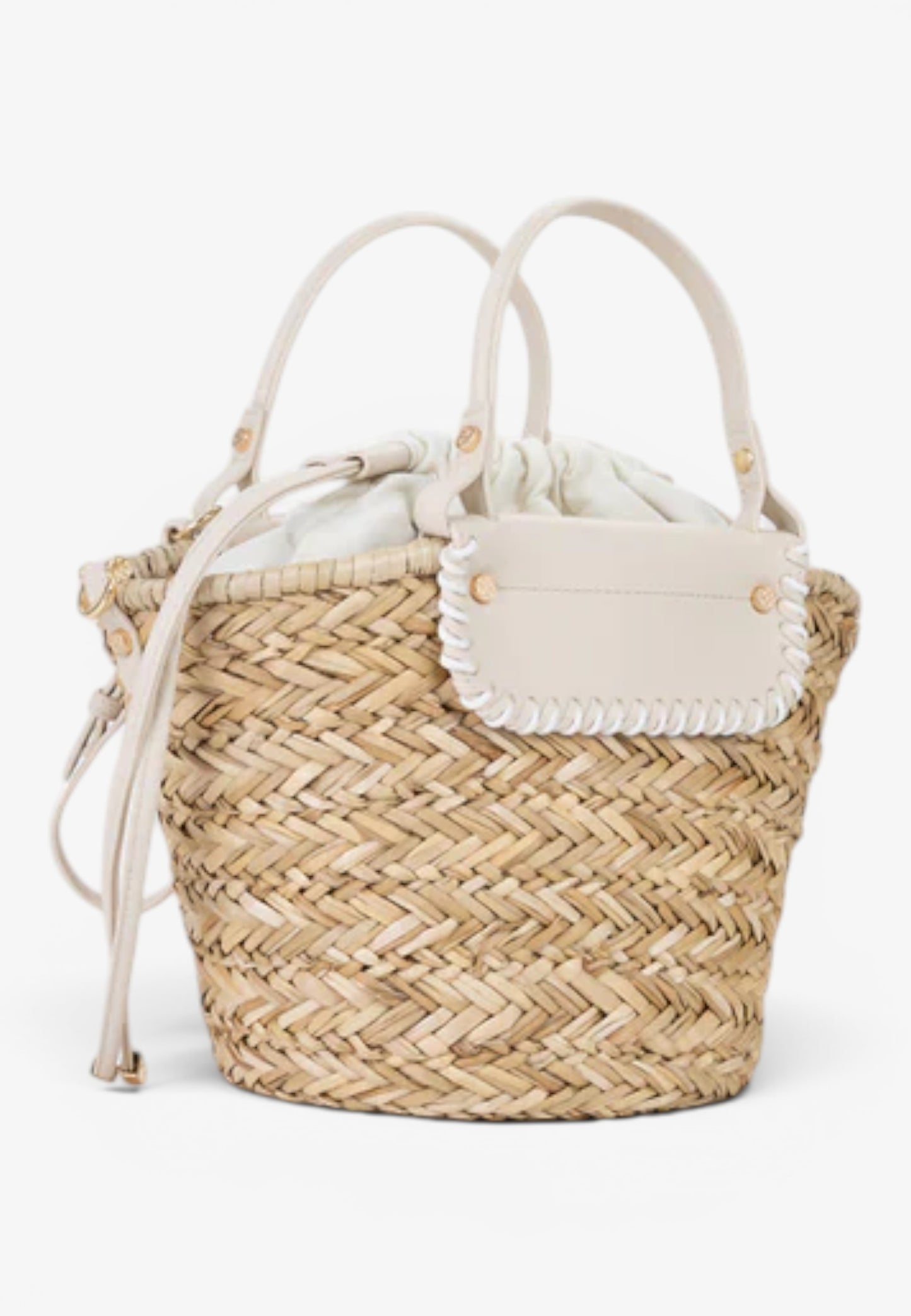 V73 - Borsa In Paglia Vanna Off White/Natur