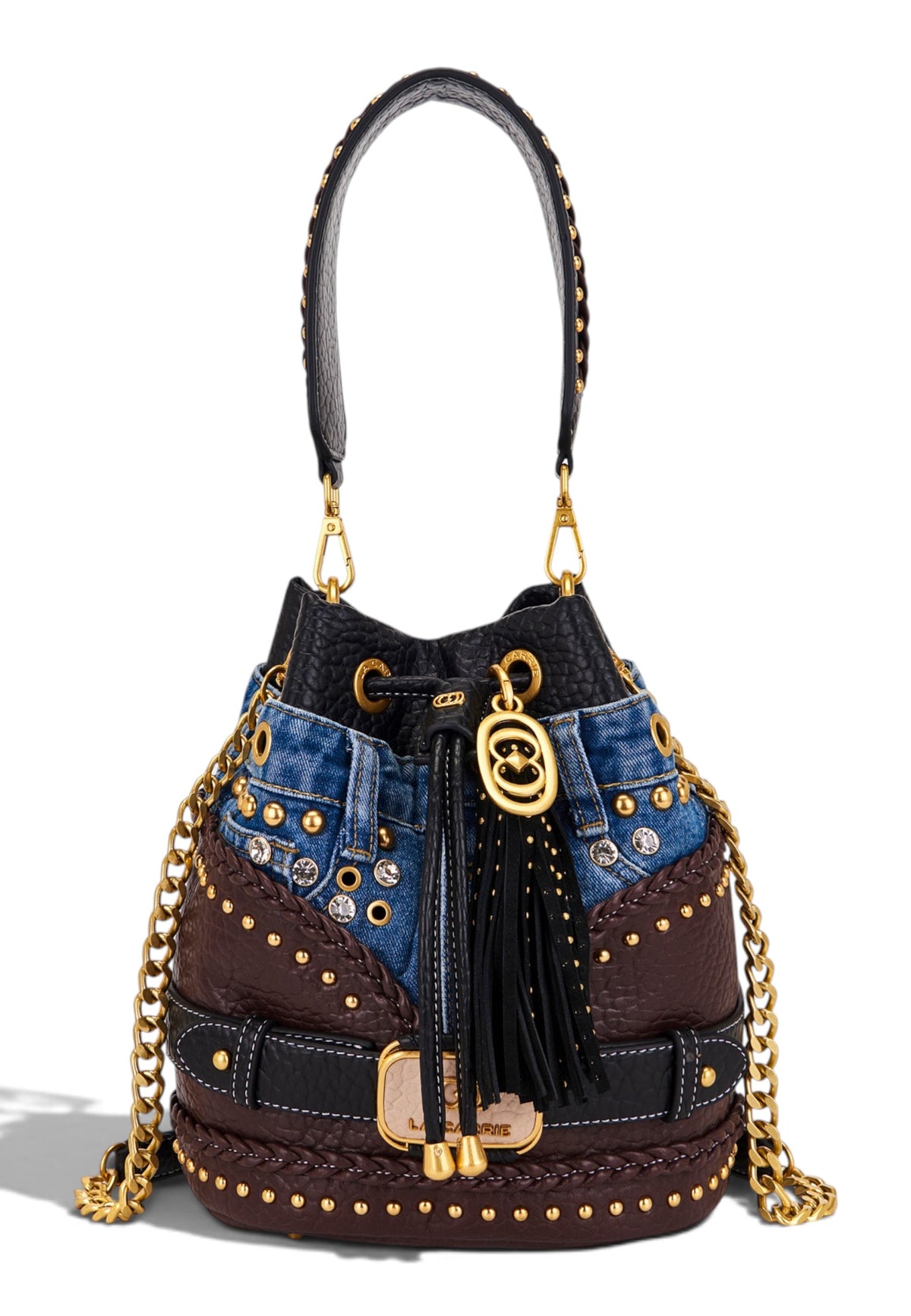 LA CARRIE - Borsa A Secchiello BAGGHY Marrone