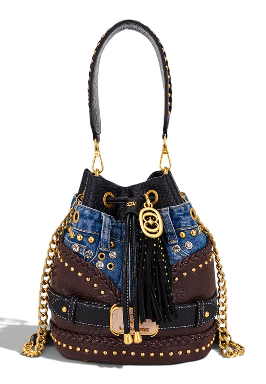 LA CARRIE - Borsa A Secchiello BAGGHY Marrone
