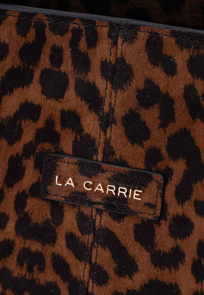 LA CARRIE - Borsa A Mano Animalier Leopardato