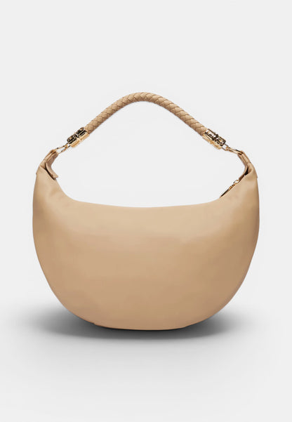 LOVE MOSCHINO - Borsa A Spalla Hobo Signature Taupe