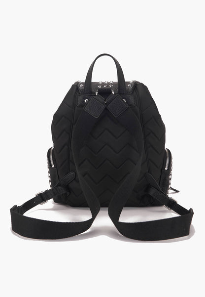 LA CARRIE - Zaino Nylon Borchie Nero