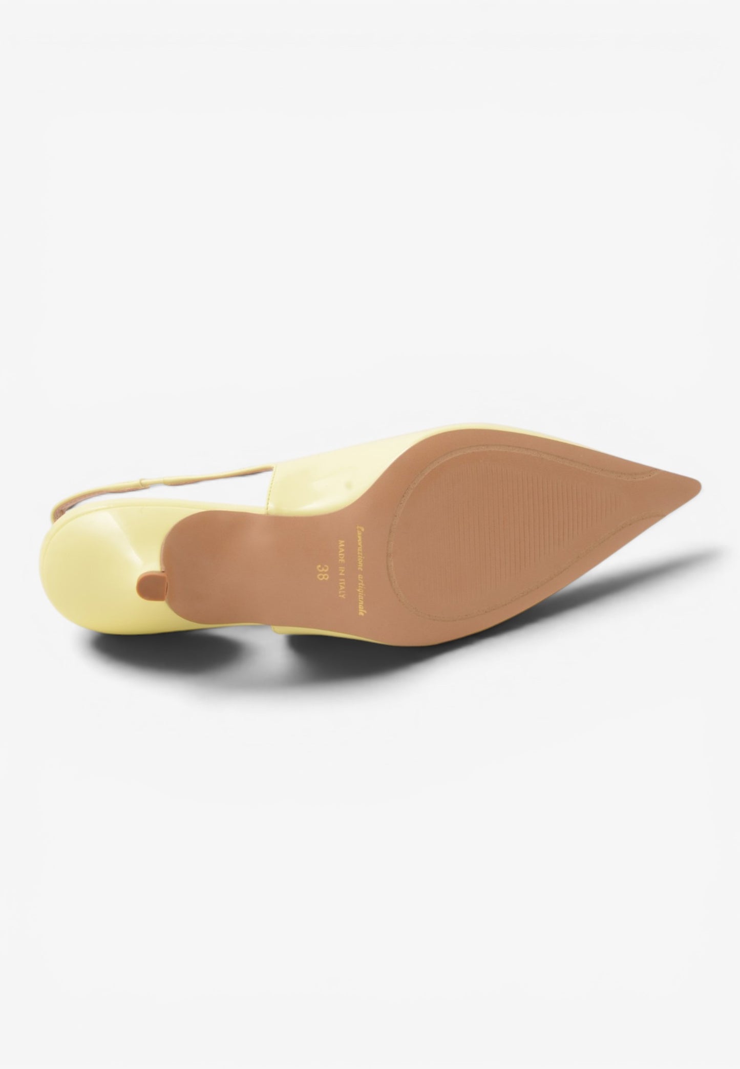 DIVINE FOLLIE - Slingback Vernice Giallo