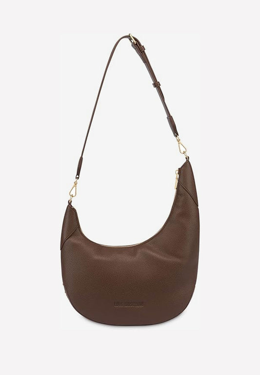 LOVE MOSCHINO - Borsa a Spalla Tmoro Lettering Oro