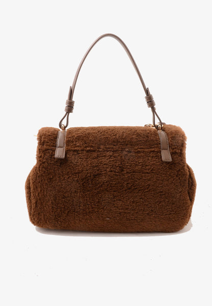LA CARRIE - Shopping Bag Teddy Mocha