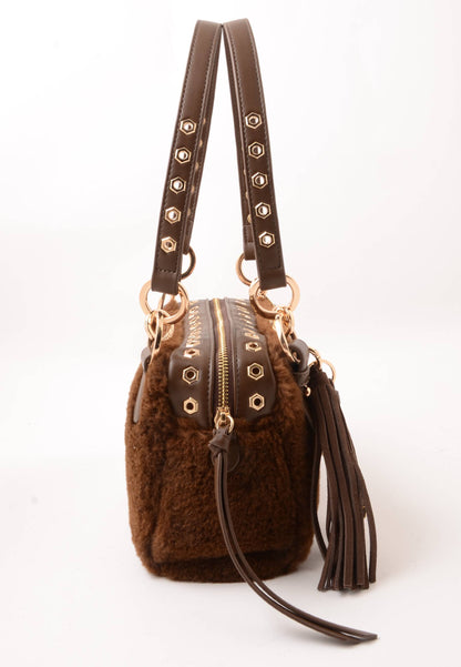 LA CARRIE - Borsa A Mano Teddy Mocha