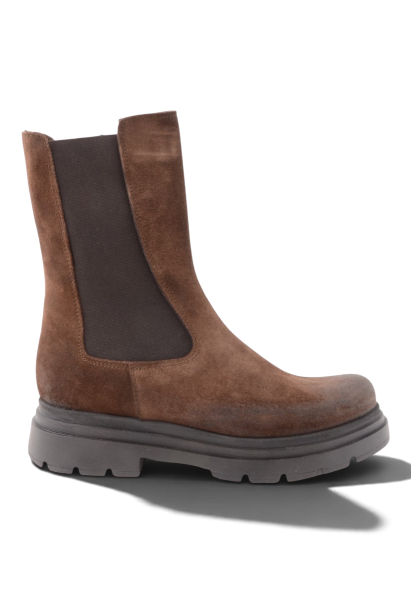 DIVINE FOLLIE - Stivaletto Chelsea In Vera Pelle Moro