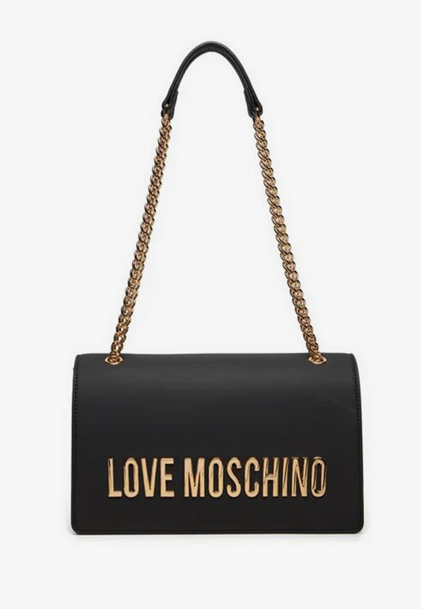 LOVE MOSCHINO - Borsetta A Tracolla Lettering Nero