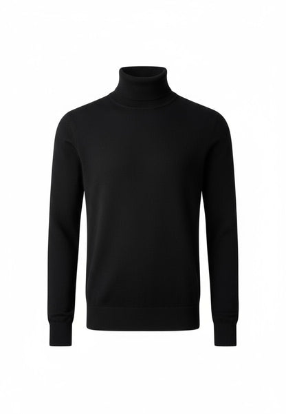 MOTEL - Maglia Dolcevita Nero