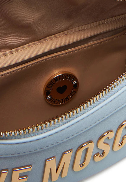 LOVE MOSCHINO - Marsupio Lettering Cielo