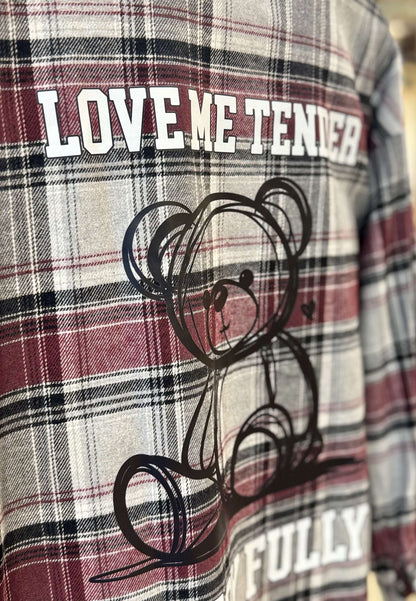 MOTEL - Camicia Check Topolino Grigio
