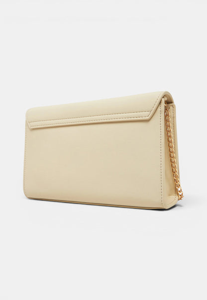 LOVE MOSCHINO - Borsetta A Tracolla Lettering Avorio