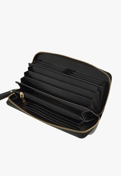 LOVE MOSCHINO - Portafoglio Double Love Nero