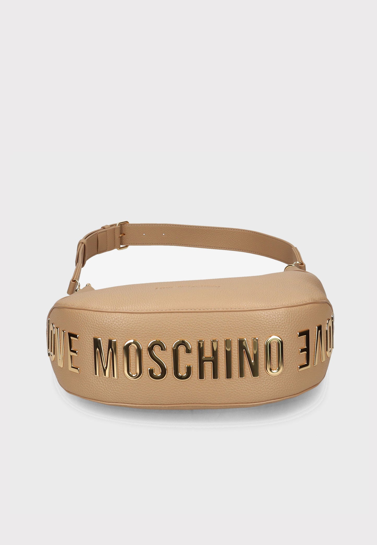 LOVE MOSCHINO - Borsa a Spalla Lettering Oro