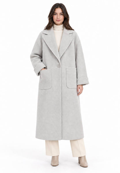 MOTEL - Cappotto Lungo Monobottone Casha