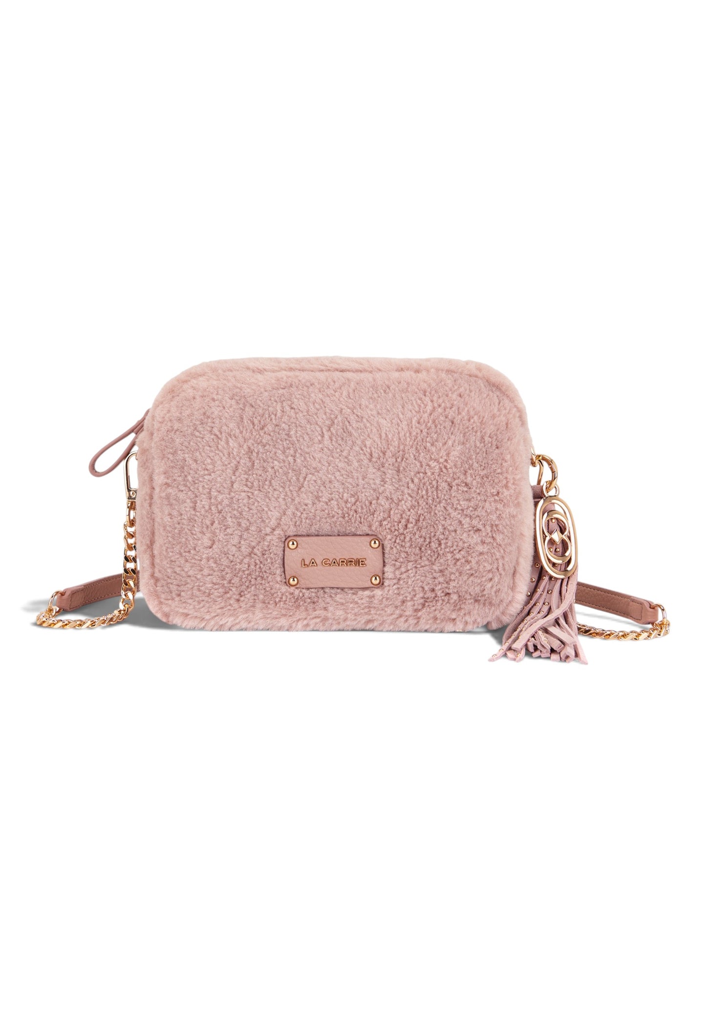 LA CARRIE - Borsa A Tracolla TEDDY ECO FUR Rosa