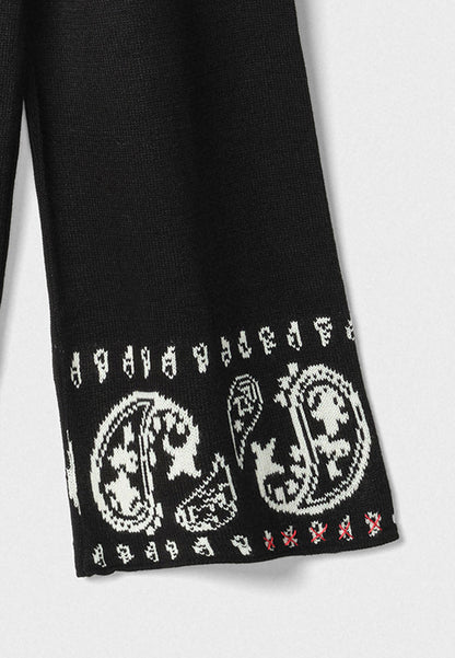 GAELLE - Pantalone maglia Nero