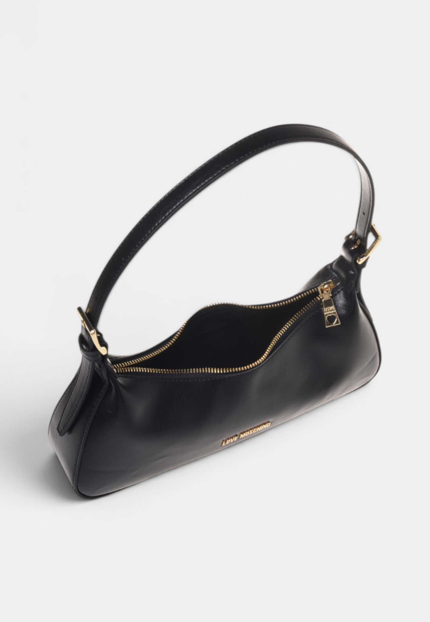 LOVE MOSCHINO - Borsetta A Spalla Logo Brand Nero