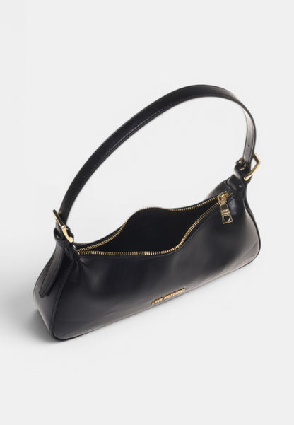 LOVE MOSCHINO - Borsetta A Spalla Logo Brand Nero