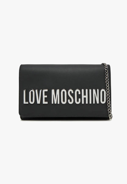 LOVE MOSCHINO - Borsetta A Tracolla Lettering Nero