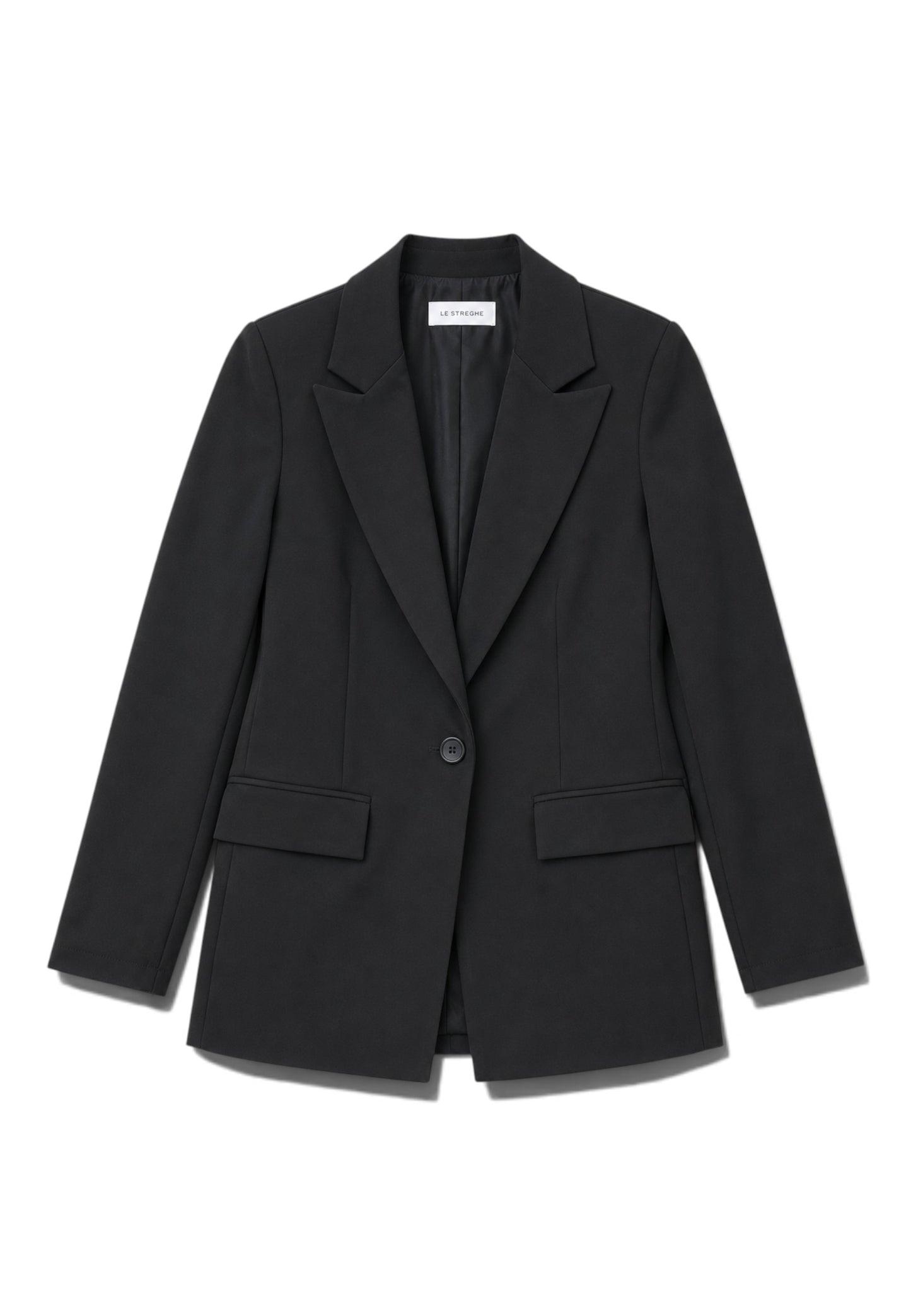 LE STREGHE - Blazer Essenziale Monopetto Nero