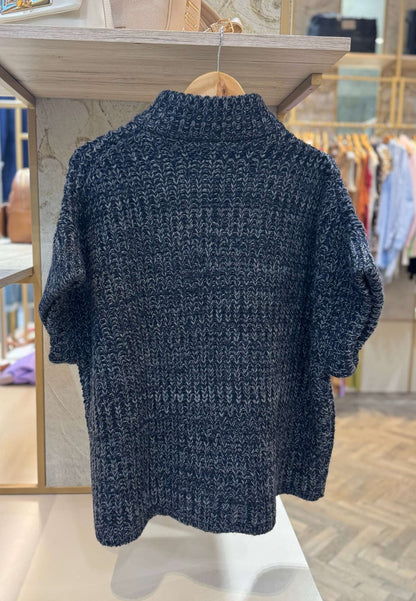 LE STREGHE - Gilet In maglia Blu