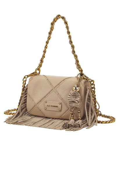 LA CARRIE - Borsa A Spalla ISABEL Beige