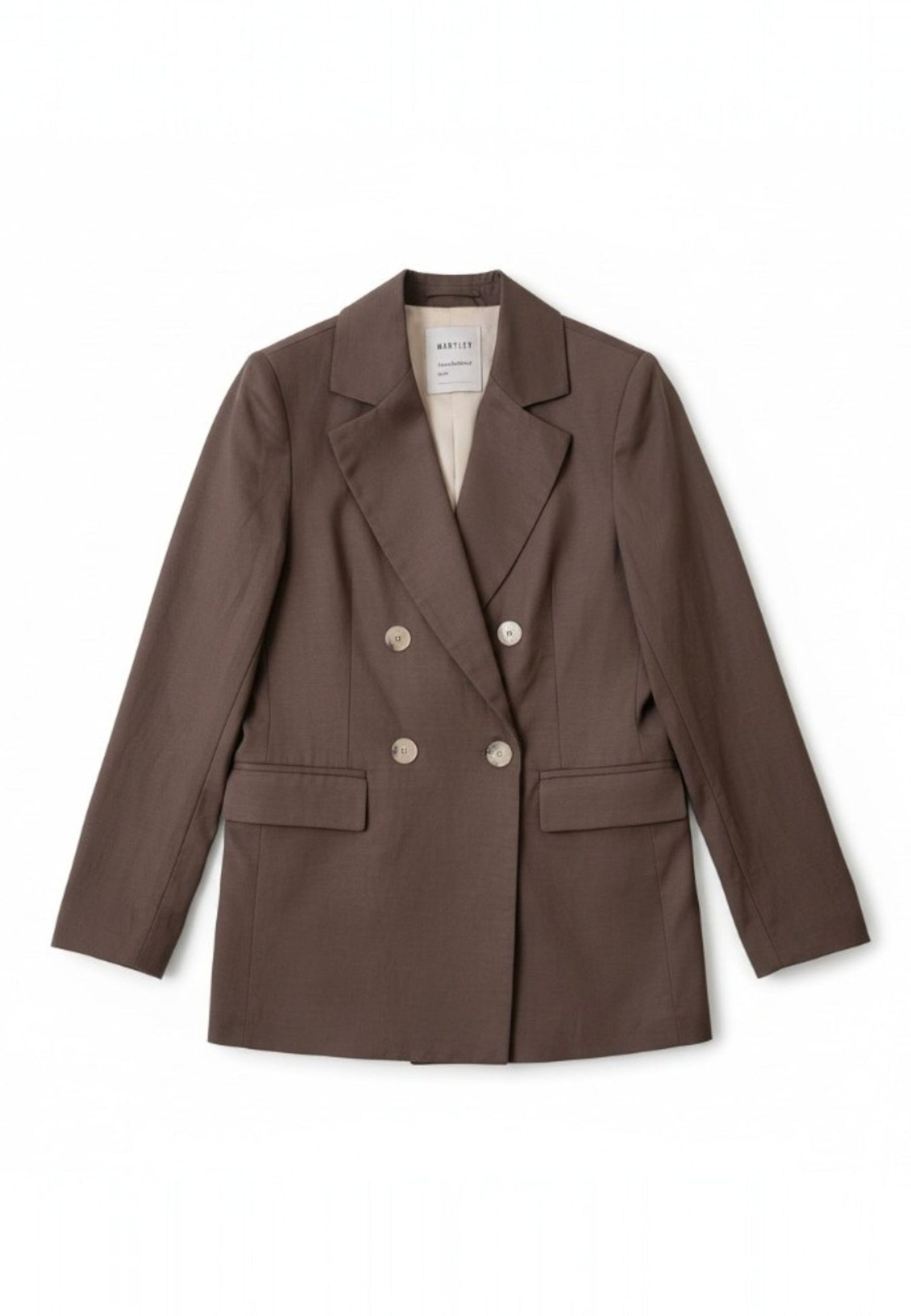 MARYLEY - Blazer Doppiopetto Marrone