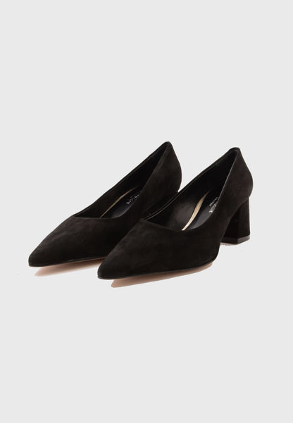 DIVINE FOLLIE - Pumps Camoscio 50mm Nero